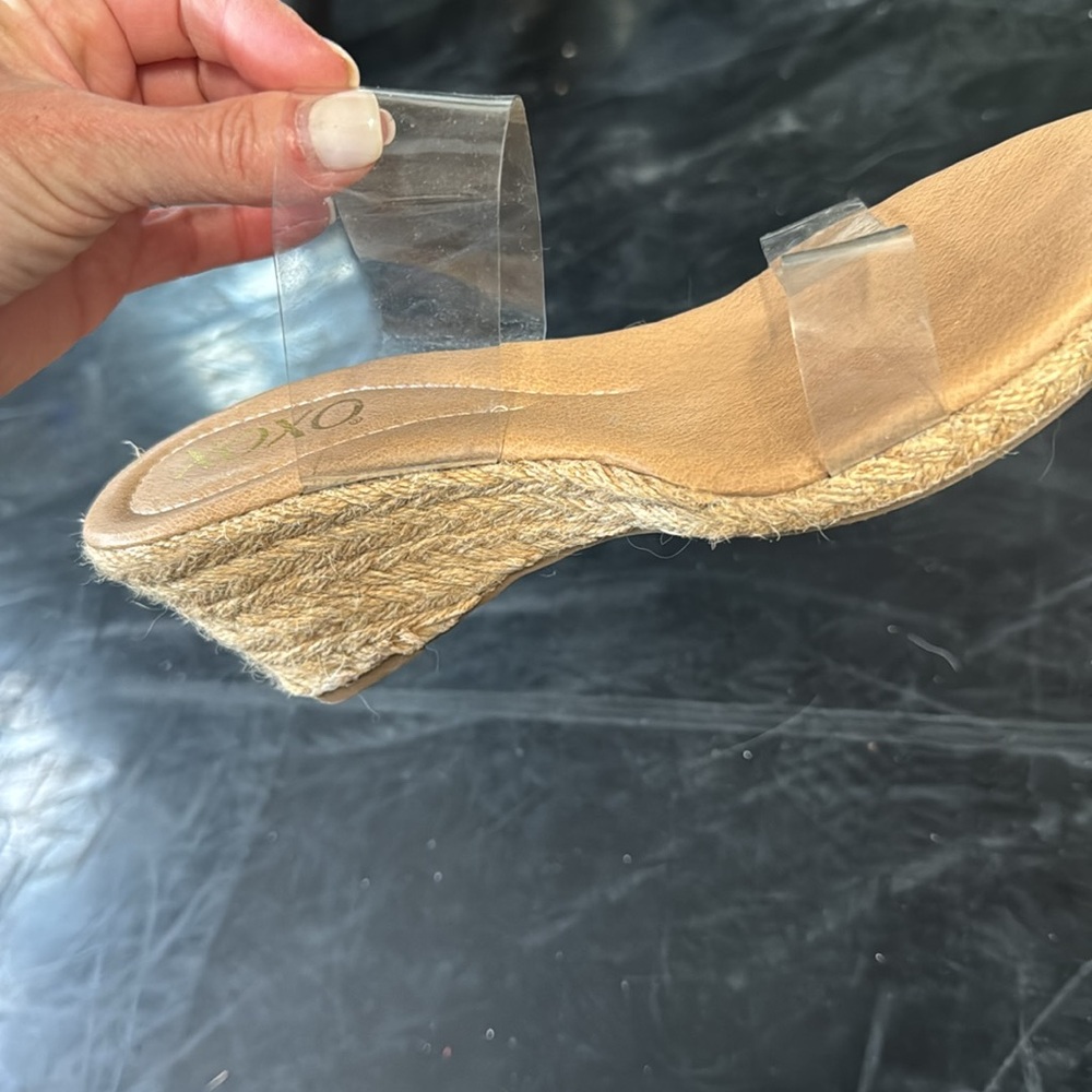 Xoxo clear strap wedges - Picture 6 of 13